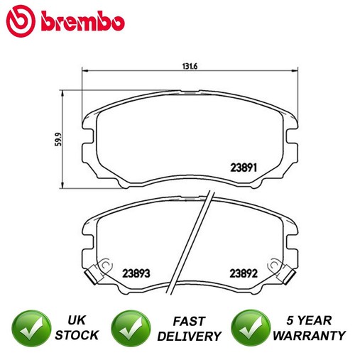Brake pads set front - brake,