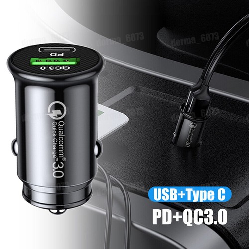 Dual usb car charger - pd,