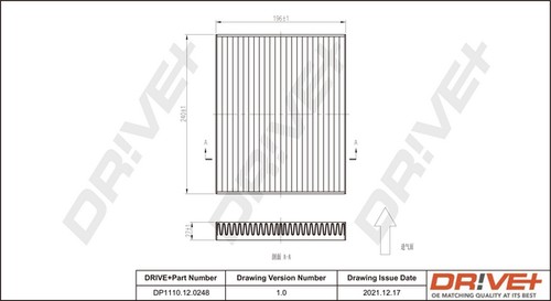 Dp1110 12 0248 filter - dr!ve+, dp1110.12.0248