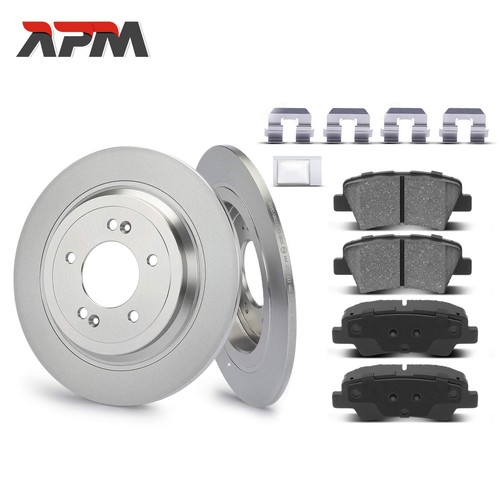 Brake discs brake pads rear